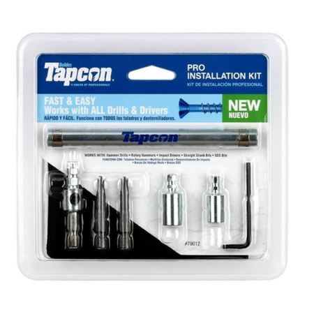 TAPCON 79013 Installation Tool Kit with Star Bit for Concrete Anchors 79013